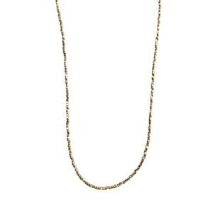 NEW GRACE DESIGNS nugget beaded necklace in gold